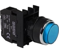 Выступающая кнопка Emas синяя 2НО B101HM