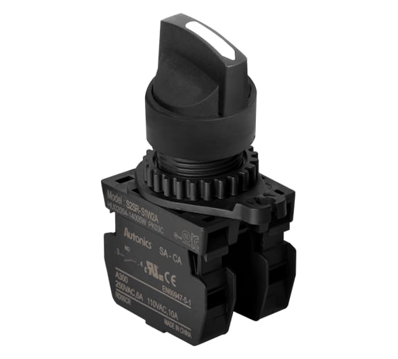 Селекторный переключатель Autonics S2SR-S7W2AM, белый, 2НО, артикул A5550001813R 1