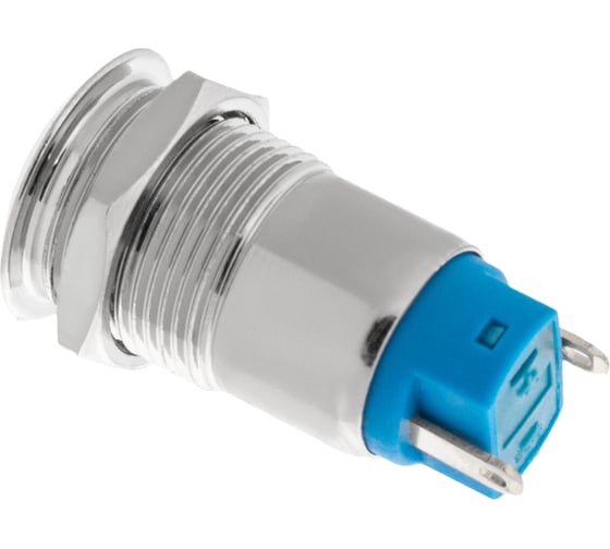 Антивандальная кнопка REXANT d12 Фикс (2с), OFF-ON, выпуклая (A12-B2) 06-0340-A