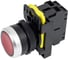 Кнопка ANDELI LA115-A5-01BND/4 1НЗ красный AC220V (LED) ADL10-257 1