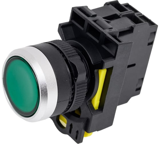 Кнопка ANDELI LA115-A5-10BND 1НО зеленый AC/DC24V (LED) ADL10-261 1