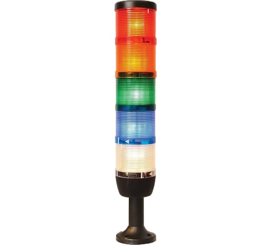 Сигнальная колонна Emas 70 мм, красная, желтая, зеленая, белая, синяя, 24 В, IK75F024XM01 1