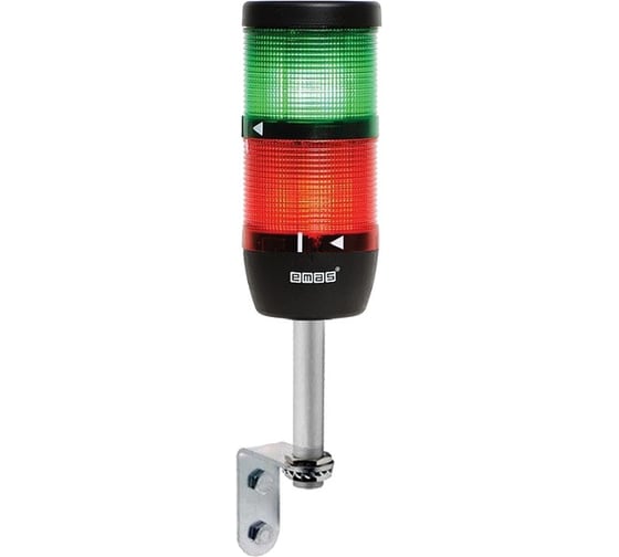 Сигнальная колонна Emas 70 мм, красная, зелёная, светодиод LED IK72L220XD01 1