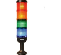 Сигнальная колонна Emas 70 мм, красная, желтая, зеленая, синяя, 220 В, IK74F220XM01