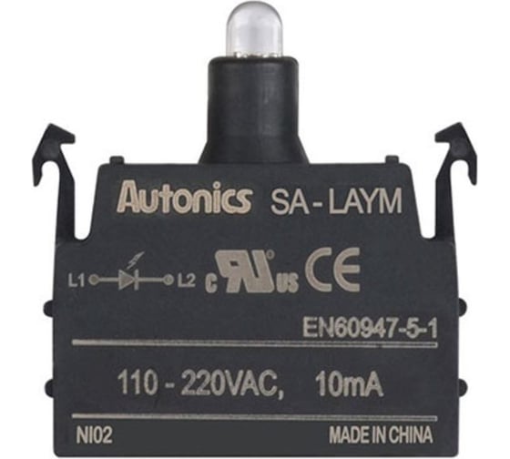 Блок индикации Autonics SA-LAYM, модульный, желтый, СИД 220В~, артикул A5550010459R 1