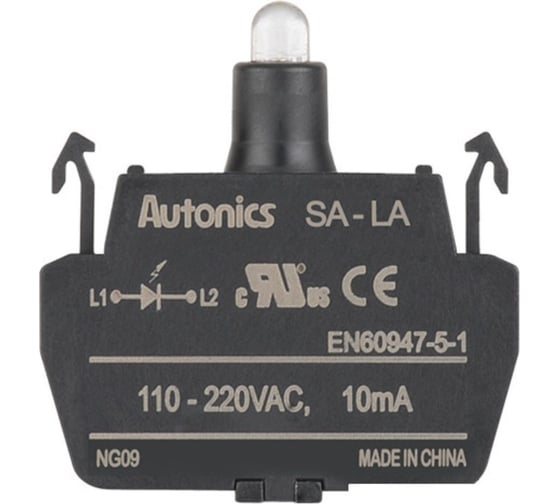 Блок индикации Autonics SA-LA, белый, СИД 220В~, артикул A5550010446R 1