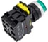 Кнопка ANDELI LA115-A5-11GND/3 зеленый 1НО+1НЗ AC220V (LED) ADL10-278 2