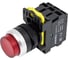Кнопка ANDELI LA115-A5-11GND/4 красный 1НО+1НЗ AC220V (LED) ADL10-279 1
