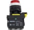 Кнопка ANDELI LA115-A5-11GND/4 красный 1НО+1НЗ AC220V (LED) ADL10-279 3