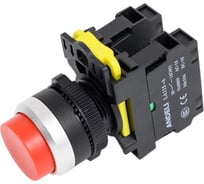 Кнопка ANDELI LA115-A5-11GN/4 красный 1НО+1НЗ ADL10-253