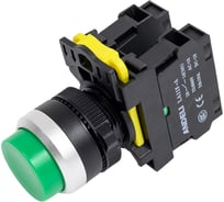 Кнопка ANDELI LA115-A5-11GN/3 зеленый 1НО+1НЗ ADL10-252