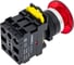 Кнопка ANDELI LA115-A5-11MD/14 Грибок красный 1НО+1НЗ AC220V(LED) ADL10-354 2