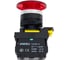 Кнопка ANDELI LA115-A5-11MD/14 Грибок красный 1НО+1НЗ AC220V(LED) ADL10-354 3