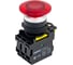 Кнопка ANDELI LA115-A5-11MD/14 Грибок красный 1НО+1НЗ AC220V(LED) ADL10-354 4