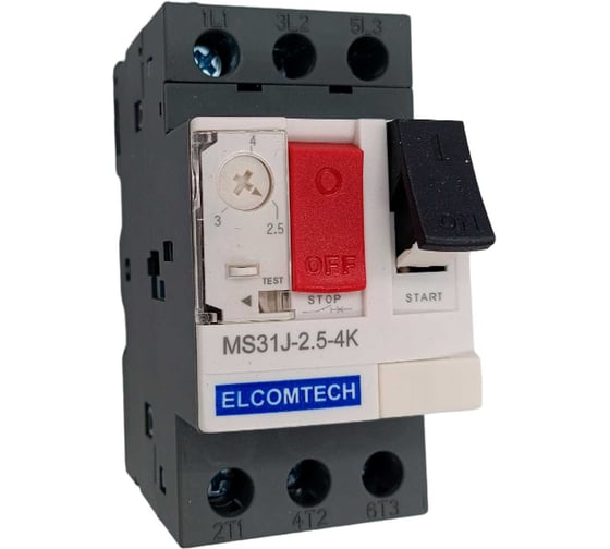 Мотор-автомат ELCOMTECH MS31J-2,5-4K (2,5-4А) УТ-00026533