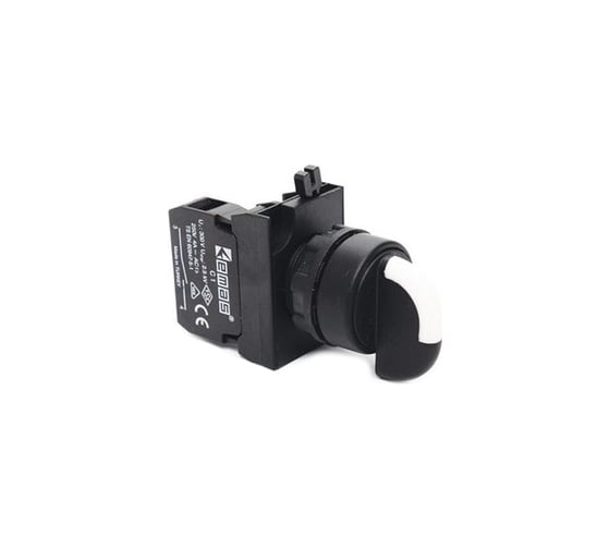 Переключатель Emas 0-1 с фиксацией 1НО с LED синий 100-250В DC CP1M0S20 1