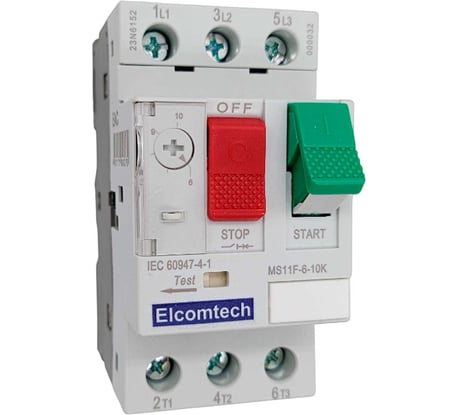 Мотор-автомат ELCOMTECH MS11F-6-10K (6-10А) УТ-00026448