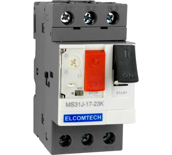 Мотор-автомат ELCOMTECH MS31J-17-23K (17-23А) УТ-00026538