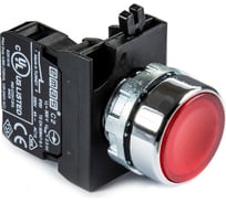 Кнопка с подсветкой-светодиод Emas красная 1НО CM1K0DK