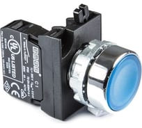 Кнопка с подсветкой-светодиод Emas синяя 1НЗ CM270DM