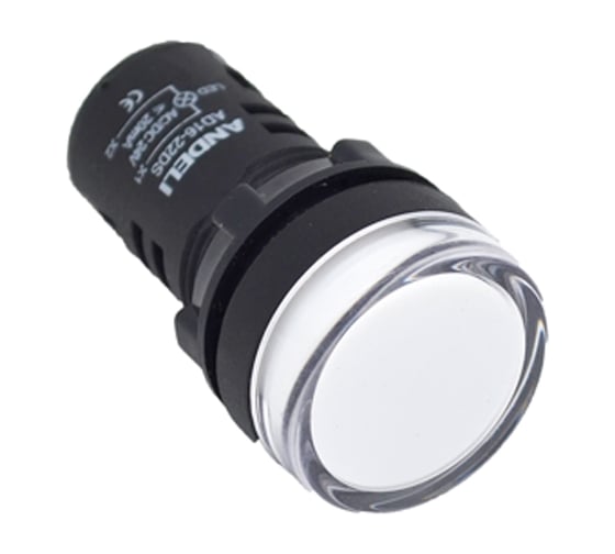 Лампа ANDELI AD16-22D(LED)матрица d22мм, белый, 220В AC ADL10-163