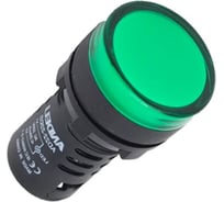 Лампа ANDELI AD16-22DS(LED)матрица d22мм зеленый 220В AC/DC ADL10-140