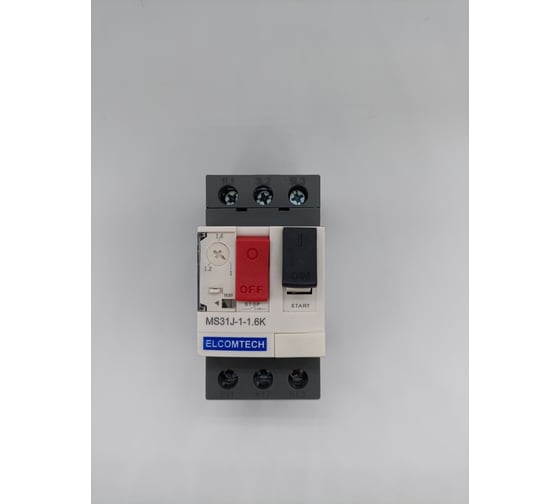 Мотор-автомат ELCOMTECH MS31J-1-1,6K (1-1,6А) УТ-00026531 1