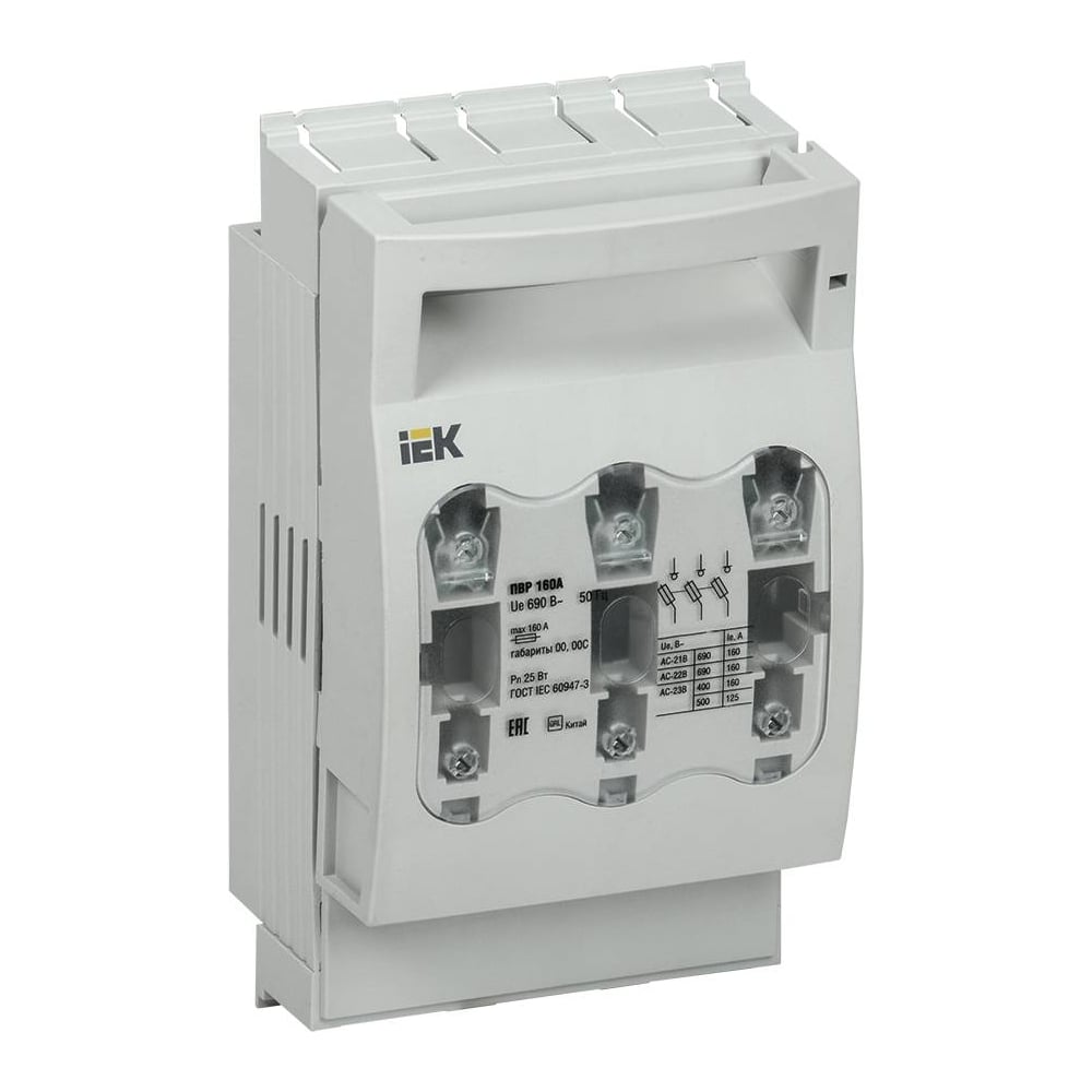 Предохранитель-выключатель-разъединитель IEK 160А SRP-10-3-160 ...