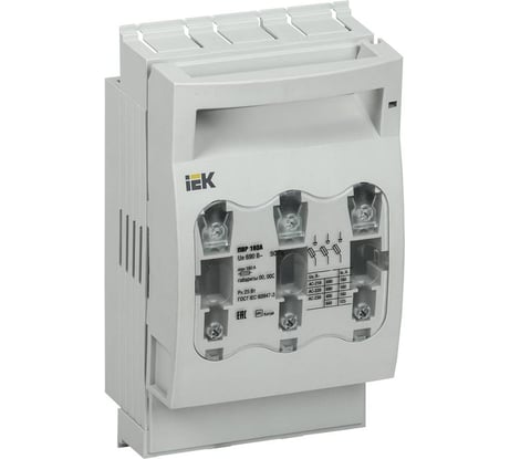 Предохранитель-выключатель-разъединитель IEK 160А SRP-10-3-160