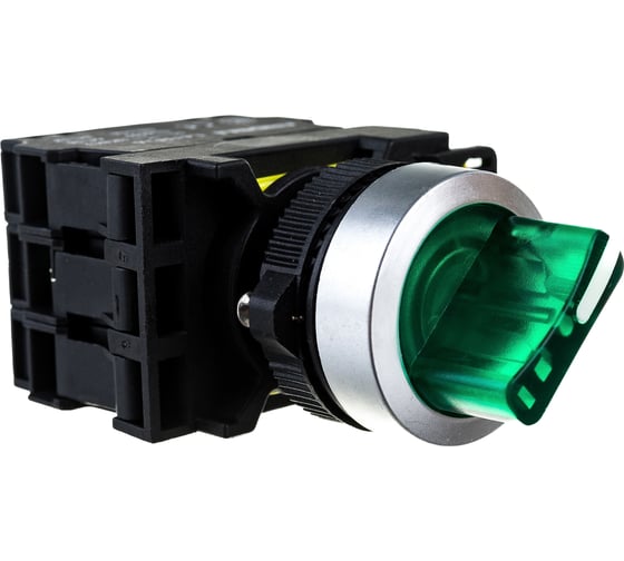 Переключатель ANDELI LA115-A5-11XD/213 зеленый 1НО+1НЗ AC/DC24V (LED) ADL10-223