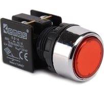 Кнопка Emas красная 1НЗ KB12DK