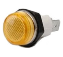 Сигнальная арматура Emas 14мм желтая с лампой 220В S140NS