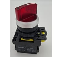 Переключатель ANDELI LA115-A5-11XD/214 красный 1НО+1НЗ AC220V (LED) ADL10-225