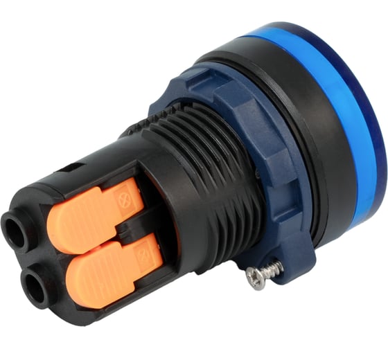 Световой индикатор CONTA синий рассеиватель, 24V DC, пластик, 22 мм TA22SA1Z1-P/CB9-24V/PC 00-00011491