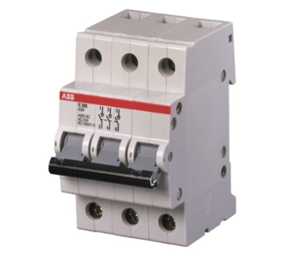 Рубильник ABB E203r, 80A, 3-полюсный, рычаг 2CDE283001R0080