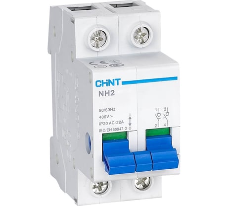 Выключатель нагрузки CHINT, NH2-125 2P 100A 401061
