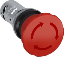 Кнопка аварийной остановки ABB, CE4T-10R-11 с фиксацией 1НО1НЗ 1SFA619550R1071