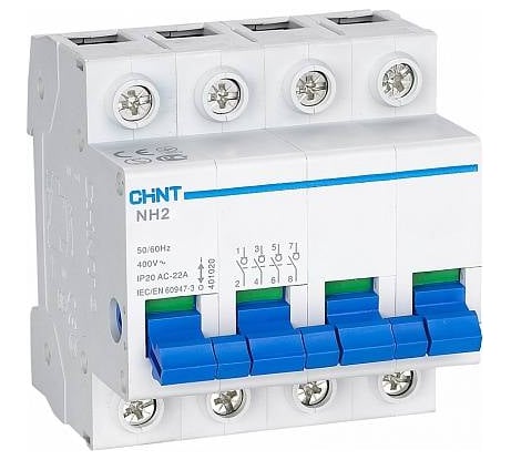Выключатель нагрузки CHINT, NH2-125 4P 32A 401055