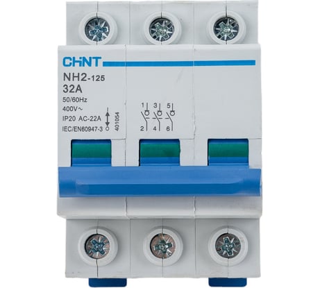 Выключатель нагрузки CHINT, NH2-125 3P 32A 401054