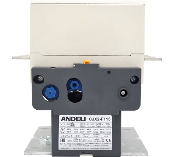 Контактор ANDELI CJX2-F115 115A 230В/АС3 50Гц ADL08-090