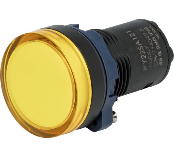 Световой индикатор CONTA желтый рассеиватель 220V DC, пластик, 22 мм TA22SA1Z1-P/CY220V/PC 00-00011494