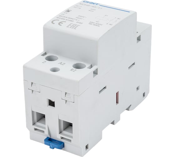 Модульный контактор CHINT NCH8-40/11 40A 1НЗ+1НО AC 220/230В 50Гц 256083