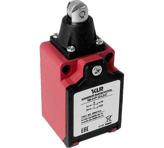 Выключатель концевой KLR /KB-41P-12-L2-C 2NC/10A/600VAC/M16 8800013 1