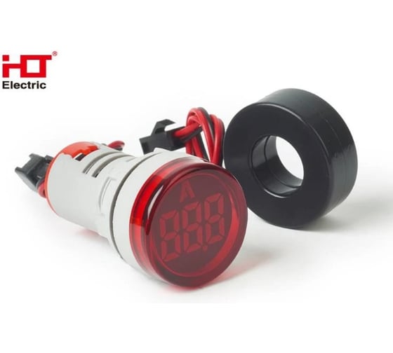 Индикатор тока HLT AD-22 (LED) d22мм красный IP54 085-06-256