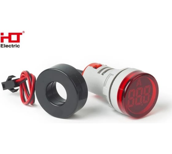 Индикатор тока HLT AD-22 (LED) d22мм красный IP54 085-06-256