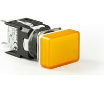 Сигнальная арматура Emas 16 мм, прямоугольная 12-24 AC/DC жёлтая D080DXS
