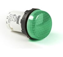 Сигнальная арматура Emas моноблочная 220 В зеленая с ячеистым стеклом MBSP220Y