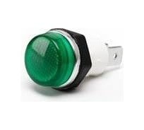 Сигнальная арматура Emas 14мм зеленая с лампой 220В S140NY