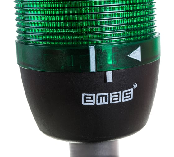 Сигнальная колонна Emas 70 мм, красная, желтая, зеленая 24 В, светодиод LED, зуммер. IK73L024ZM01