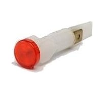Сигнальная арматура Emas 10мм красная без гайки с неон. лампой S105NK